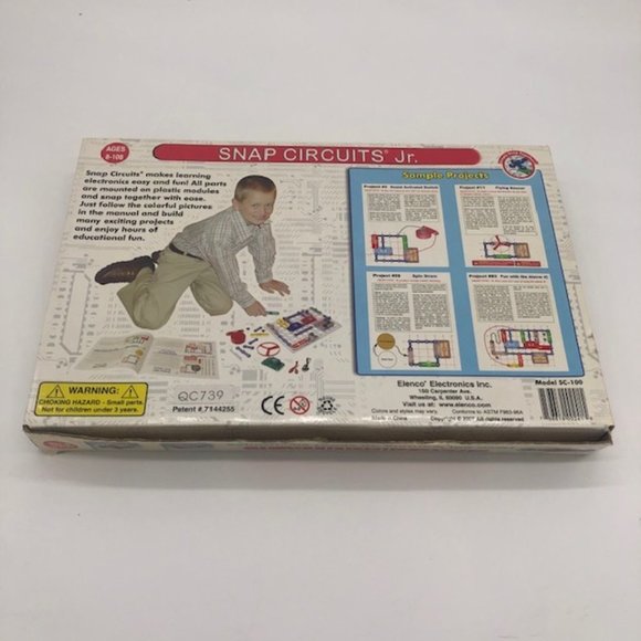 Pre Owned Elenco Electronics Snap Circuits Jr SC-100 - Picture 8 of 8